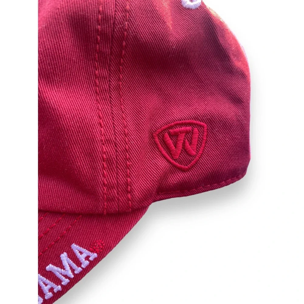 Alabama Crimson Tide Bama Embroidered Logo Top Of‎ The World Adjustable Hat Cap